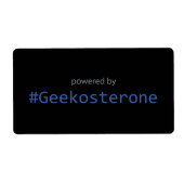 Sticker - Powered by #Geekosterone (Devant)