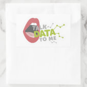 Sticker - Praat gegevens voor mij (Tas)