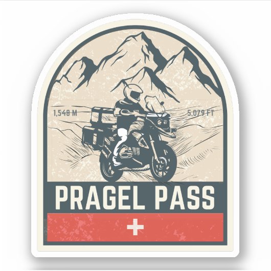 Sticker Pragel Pass VTT suisse (Devant)