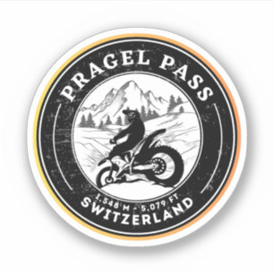 Sticker Pragel Pass VTT suisse