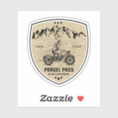 Sticker Pragel Pass VTT suisse (Feuille)