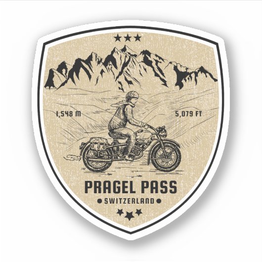 Sticker Pragel Pass VTT suisse (Devant)