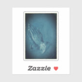 Sticker Praying Hands (par Dürer) (Feuille)