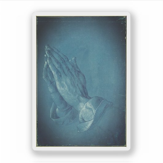 Sticker Praying Hands (par Dürer) (Devant)