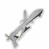 Sticker Predator MQ-1, aéronef UAV (Devant)