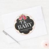 Sticker préféré à la fête Baby shower - Stripes (Enveloppe)