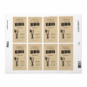 Sticker préféré à la sauce barbecue maison (Feuille entière)