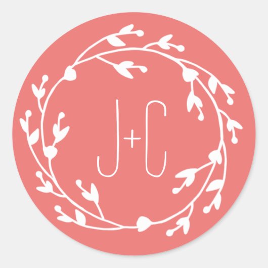 Sticker préféré aux fleurs peintes (Devant)