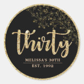 Sticker préféré Black & Gold 30e anniversaire (Devant)