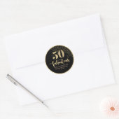 Sticker préféré Black & Gold 50e anniversaire (Enveloppe)