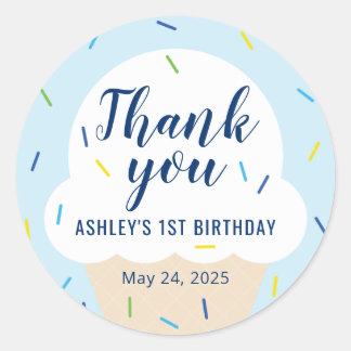 Sticker préféré de la crème glacée garçon