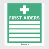Sticker Premier Aider (Feuille)