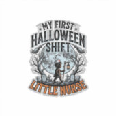 Sticker Premier costume de nourrisson de lune effrayant de (Devant)