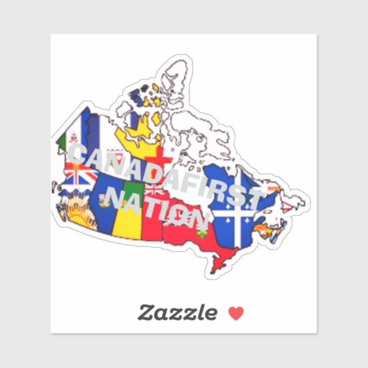 STICKER PREMIER NATION CANADA (Feuille)