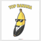 Sticker Première banane (Feuille)