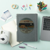 Sticker Première sortie en camping (Couverture iPad)