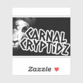 Sticker Premières vues Carnal Cryptidz (Feuille)