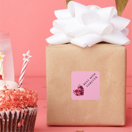 Sticker Premium - Meilleure maman pour toujours (Fête)