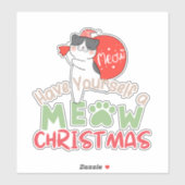 Sticker Prenez-vous un petit Noël (Feuille)