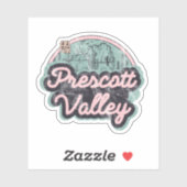 Sticker Prescott Valley, Arizona (Feuille)