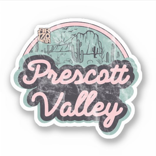 Sticker Prescott Valley, Arizona (Devant)