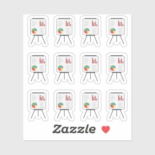 Sticker Présentation Rappel de travail pour les réunions d (Feuille)