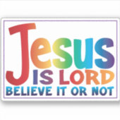 Sticker Présenter la vérité sur Jésus (Devant)