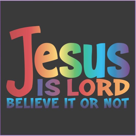 Sticker Présenter la vérité sur Jésus Sticker...[fuzzy]Noi (Devant)