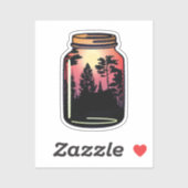 Sticker Préserver la vie plus simple (Feuille)