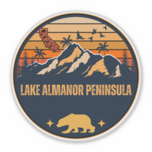 Sticker Presqu'île du lac Almanor, Californie