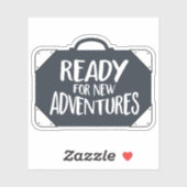 Sticker Prêt Pour De Nouvelles Aventures (Feuille)