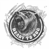 Sticker Prêt pour le HUG (Devant)