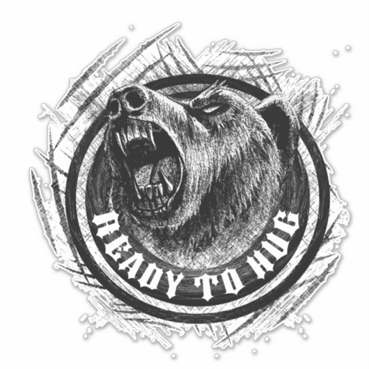 Sticker Prêt pour le HUG (Devant)