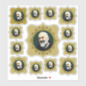 Sticker Prêtre Stigmatiste de Saint-Padre Pio (Feuille)