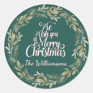 STICKER Prettig Kerstfeest