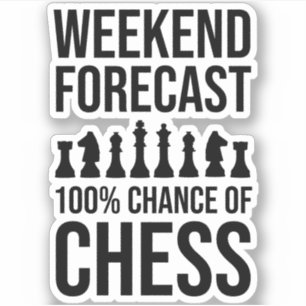 Sticker Prévision de fin de semaine - 100% de chance d'éch
