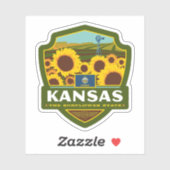 Sticker Pride d'état | Kansas (Feuille)