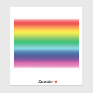 Sticker Pride lgbtq lgbt drapeau arc-en-ciel couleurs moti