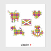 Sticker Pride Tartan (Feuille)