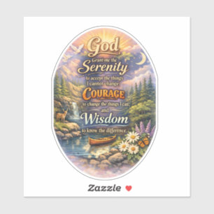 Sticker Prière de sérénité
