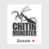 Sticker Prière Mantis Insect Maneater Entomologie Geek (Feuille)
