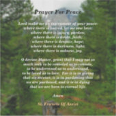 Sticker Prière pour la paix (Devant)