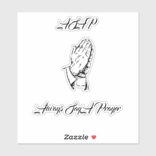 Sticker Priez (Feuille)