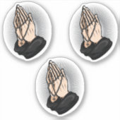 Sticker Priez avec Komboskini Orthodox (Devant)
