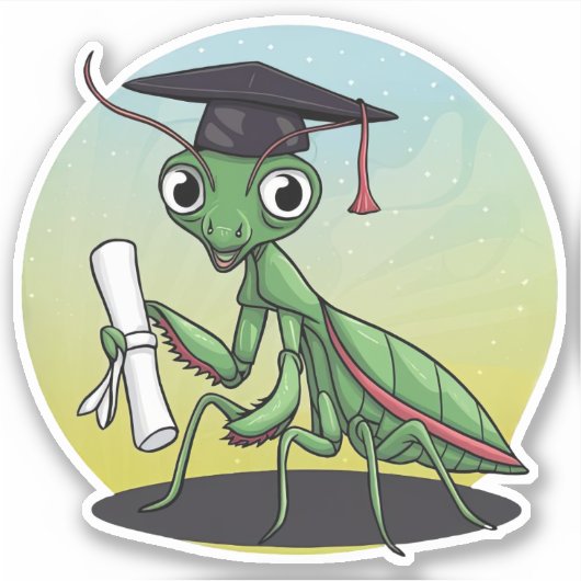 Sticker Priez Mantis Graduation (Devant)