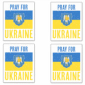 Sticker Priez pour l'Ukraine (Devant)