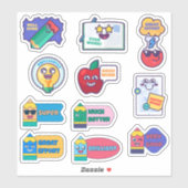 Sticker Primes scolaires (Feuille)