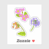 Sticker Primroses (Feuille)