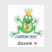 Sticker Prince Frog (Feuille)