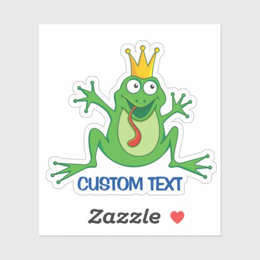 Sticker Prince Frog (Feuille)
